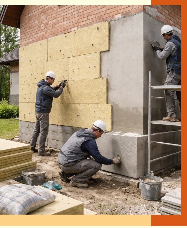 Утепление частного дома в прохладном под ключ от 8125 руб/м2 — недорого | ТепломастерПрх