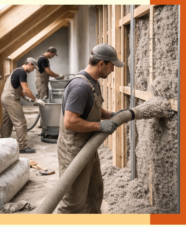 Утепление таунхауса эковатой в прохладном от 2383 руб./м² — монтаж и задувка | ТепломастерПрх