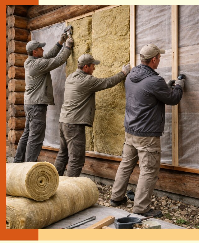 Утепление деревянного дома в прохладном эффективными технологиями