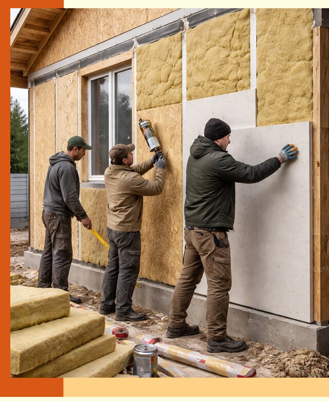 Профессиональное утепление дома из SIP-панелей в прохладном
