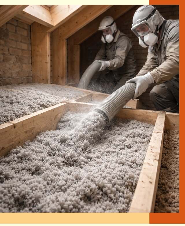 Утепление коттеджа эковатой в прохладном от 2708 руб./м² — комплексная задувка и монтаж | ТепломастерПрх