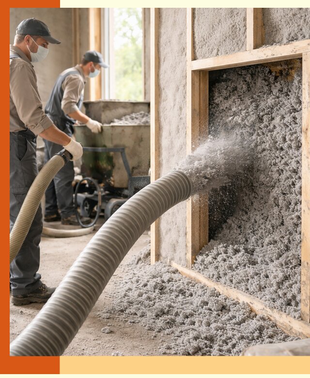 Утепление коттеджа эковатой в прохладном с гарантией качества