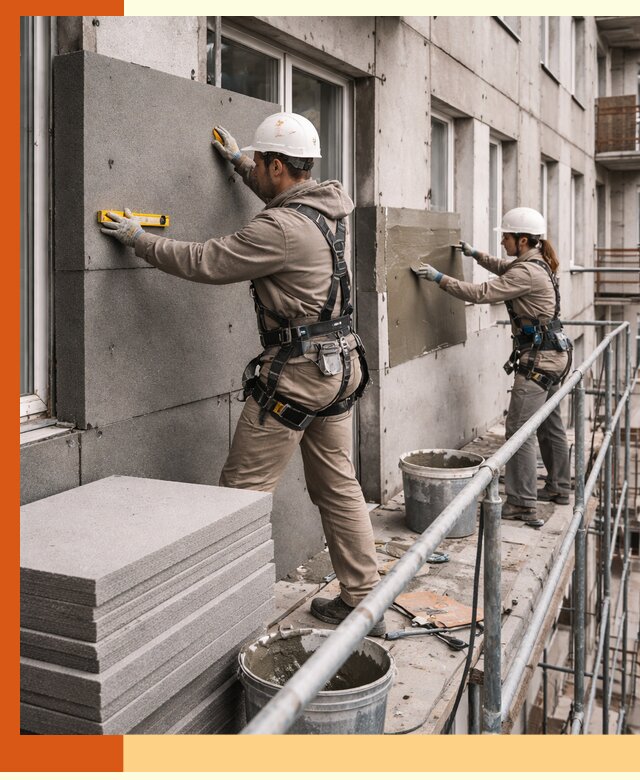 Утепление квартиры снаружи под ключ в прохладном