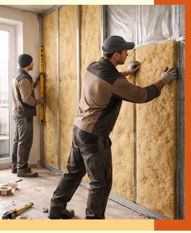 Утепление квартиры изнутри в прохладном от 4712 руб. за м2 | Проф. работы ТепломастерПрх