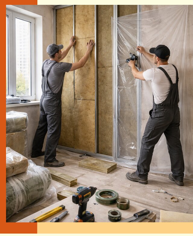 Утепление квартиры изнутри профессионально в прохладном