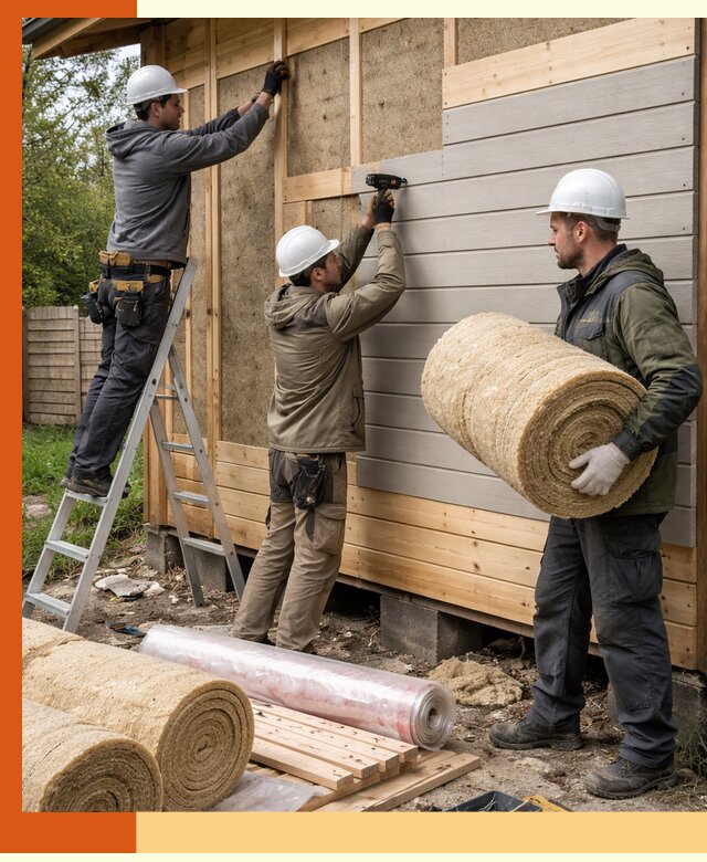 Утепление бани снаружи в прохладном профессионально и надежно