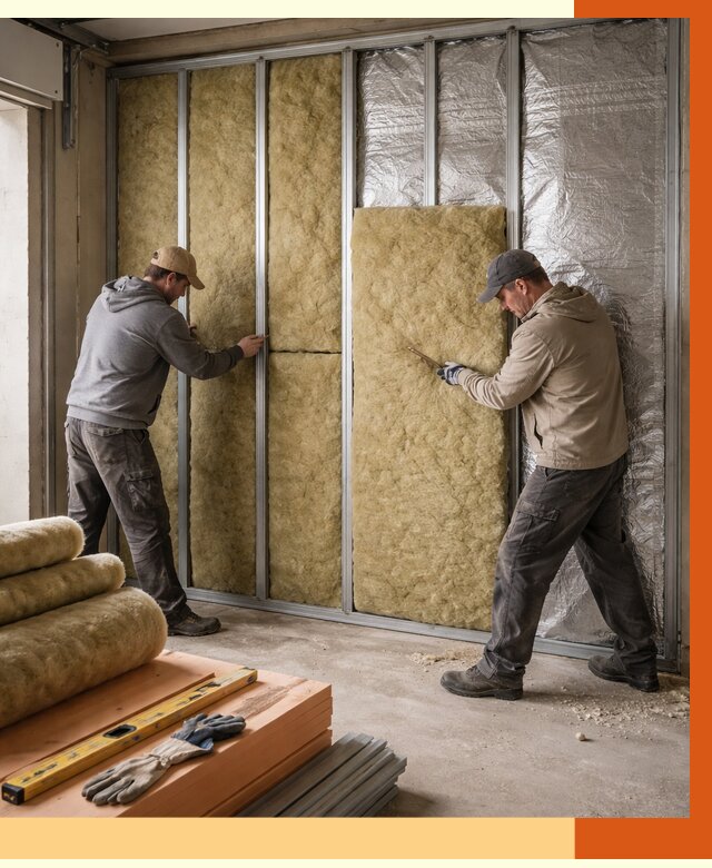 Утепление гаража изнутри в прохладном от 8125 руб/м2 — работы и цена | ТепломастерПрх