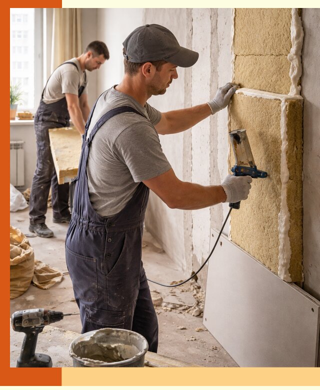 Утепление стен изнутри в прохладном — качественно и эффективно