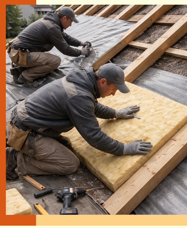 Профессиональное утепление крыши в прохладном качественно и надежно