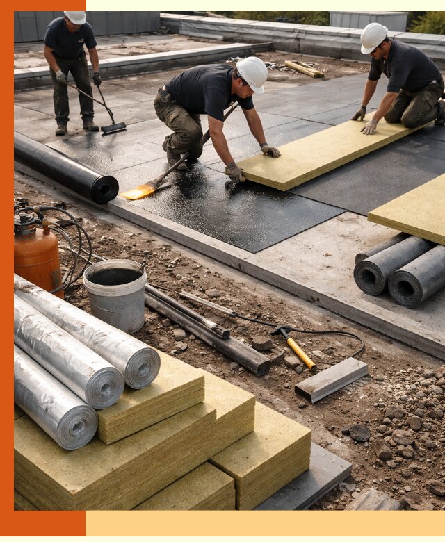 Утепление плоской крыши в прохладном — надежная теплоизоляция и герметизация