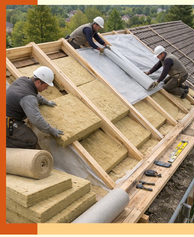 Утепление скатной крыши в прохладном качественно и надёжно