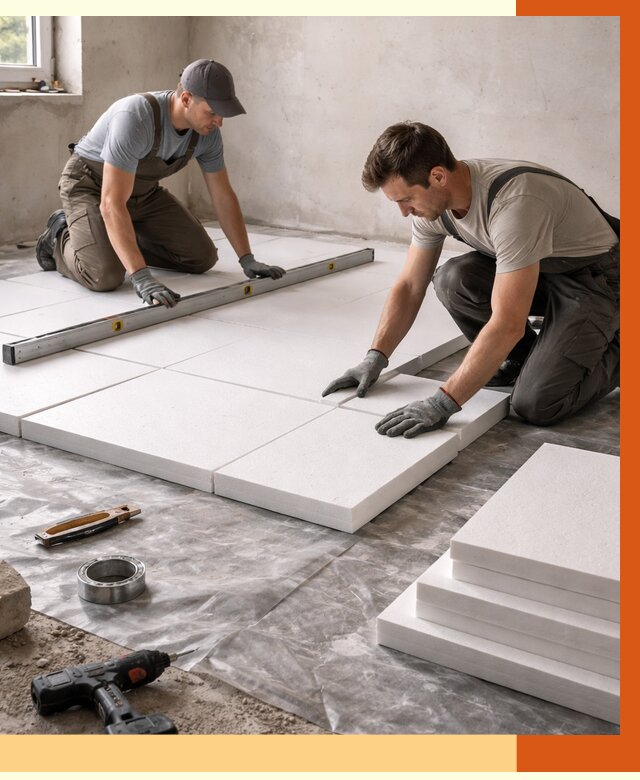 Утепление бетонного пола в прохладном от 2708 руб/м2 — монтаж и цена | ТепломастерПрх