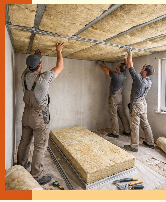 Утепление потолка в прохладном — тепло и без сквозняков