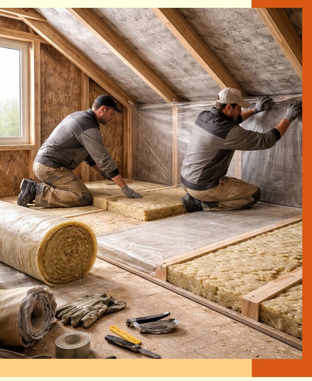 Утепление чердака в прохладном от 8125 руб/м² — теплоизоляция и комплексное утепление под ключ | ТепломастерПрх
