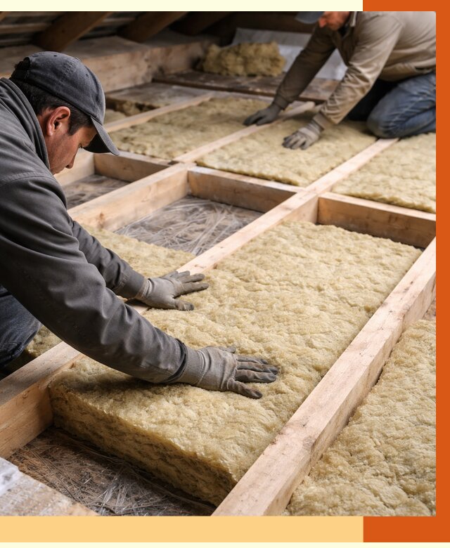 Утепление чердака минватой в прохладном от 3792 руб/м2 под ключ | ТепломастерПрх