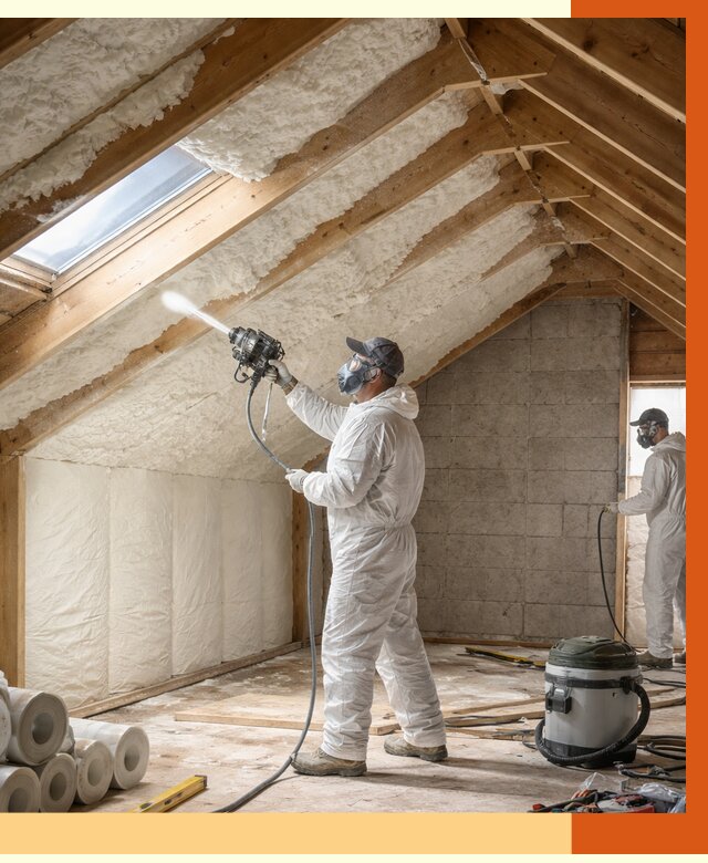 Утепление мансарды ППУ в прохладном от 2979 руб./м² — заказать под ключ | ТепломастерПрх