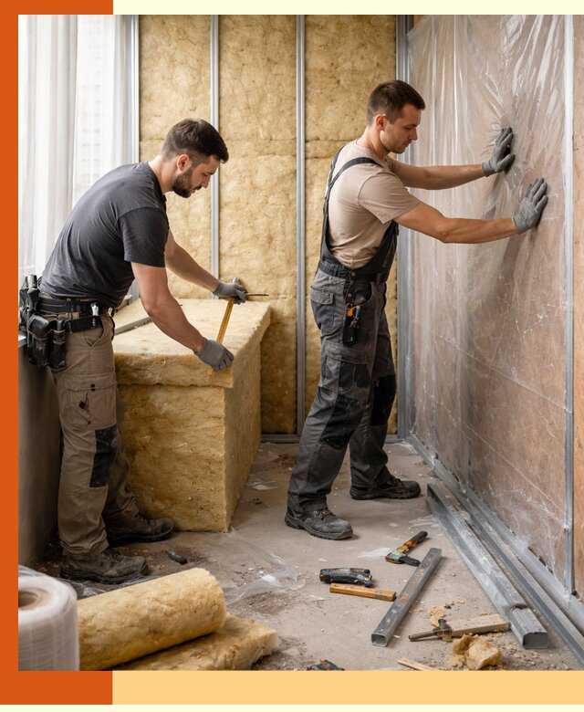 Профессиональное утепление лоджии в прохладном эффективно и надежно