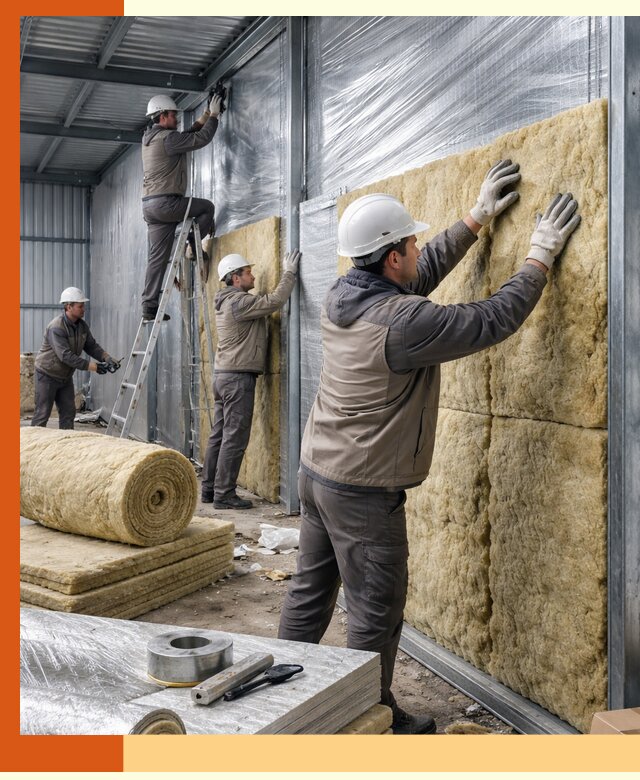 Утепление металлического склада в прохладном: теплоизоляция и герметизация