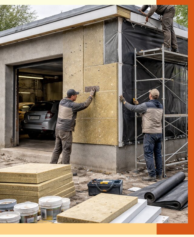 Утепление автосервиса в прохладном ппу, пеноизоляция, от 15708 руб/м2 — ТепломастерПрх