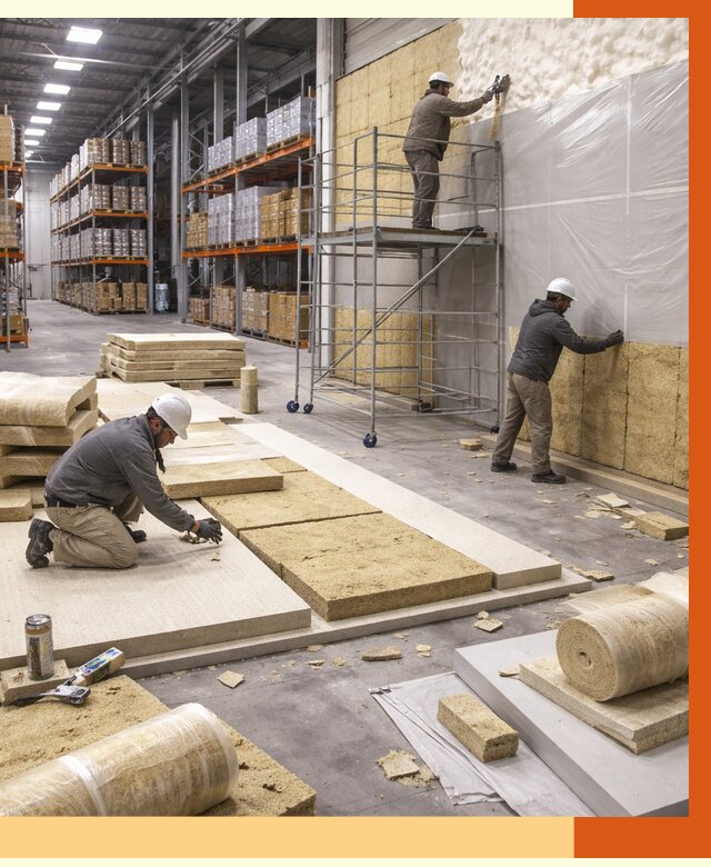 Утепление складского терминала в прохладном от 8125 руб./м² под ключ | ТепломастерПрх