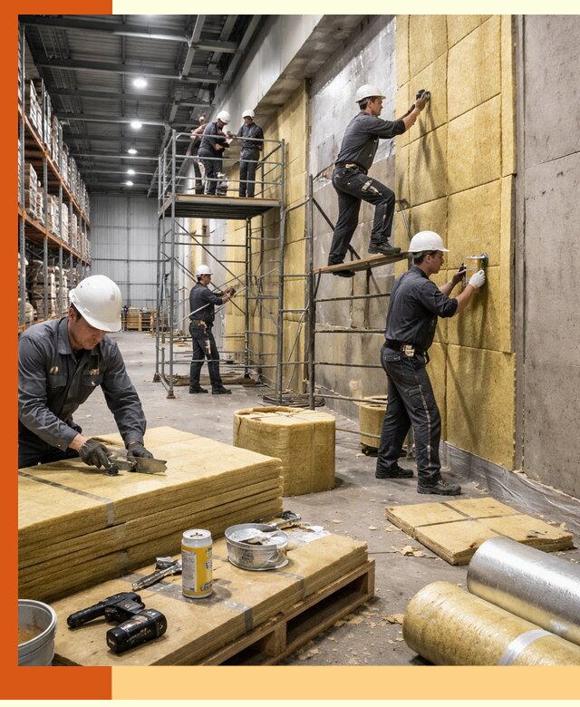 Утепление логистического центра в прохладном качественно и экономично