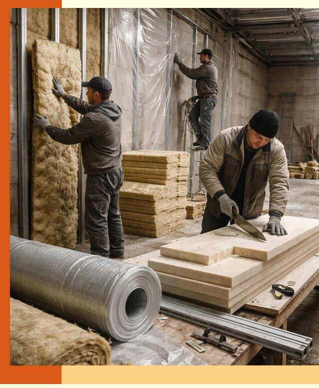 Утепление торгового склада в прохладном с энергоэффективными решениями