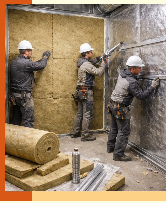 Утепление венткамеры в прохладном — качественная теплоизоляция и шумопоглощение