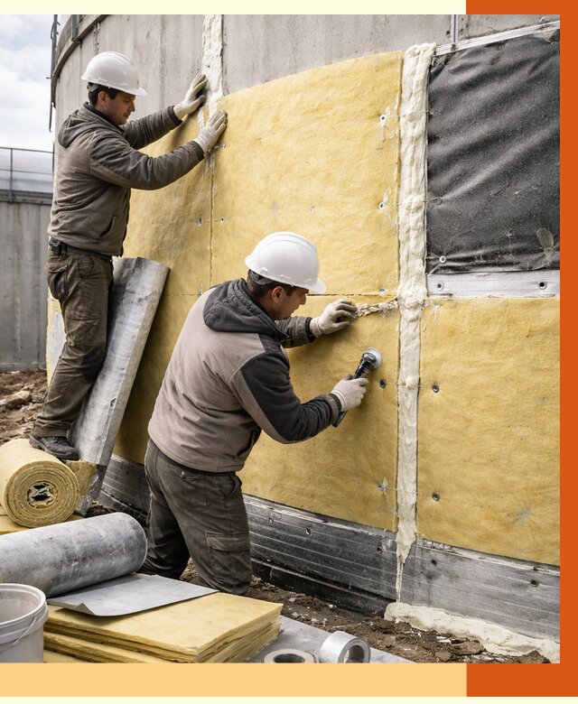 Утепление резервуара в прохладном от 29791 руб/м2 — монтаж ППУ и комплекс под ключ | ТепломастерПрх