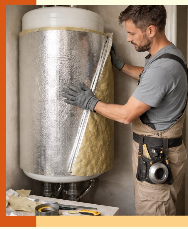 Утепление бойлера в прохладном для снижения теплопотерь и экономии энергии