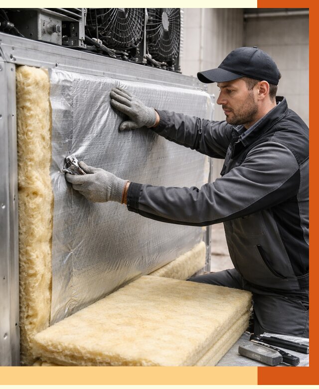 Утепление холодильного агрегата в прохладном от 9208 руб. под ключ | ТепломастерПрх