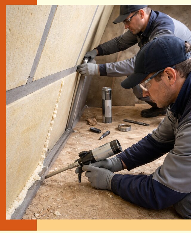 Герметизация стыков ППУ в прохладном — надежное уплотнение швов