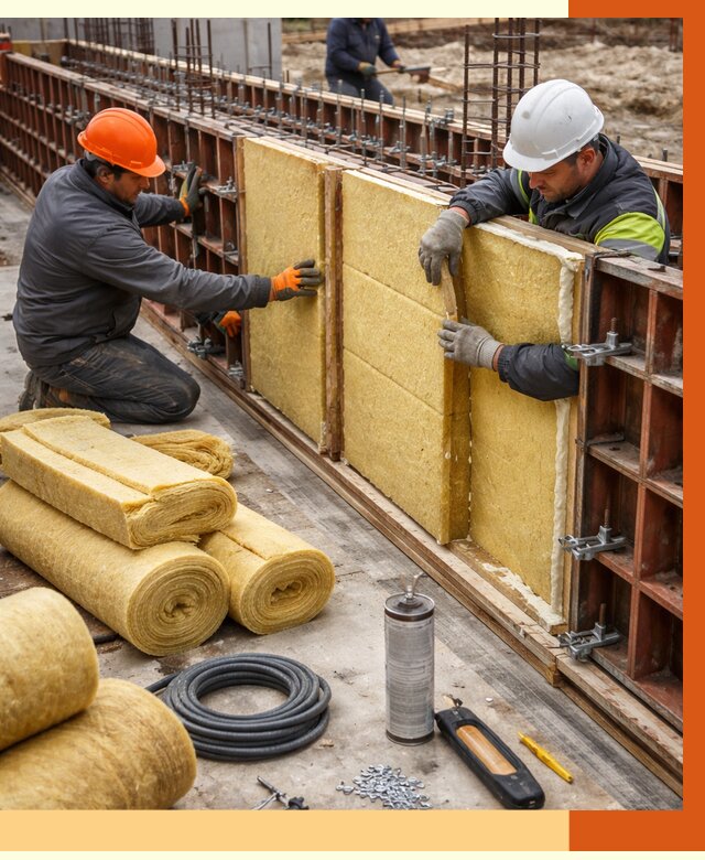 Теплоизоляция опалубки в прохладном от 7800 руб. за м2 — услуги и монтаж | ТепломастерПрх