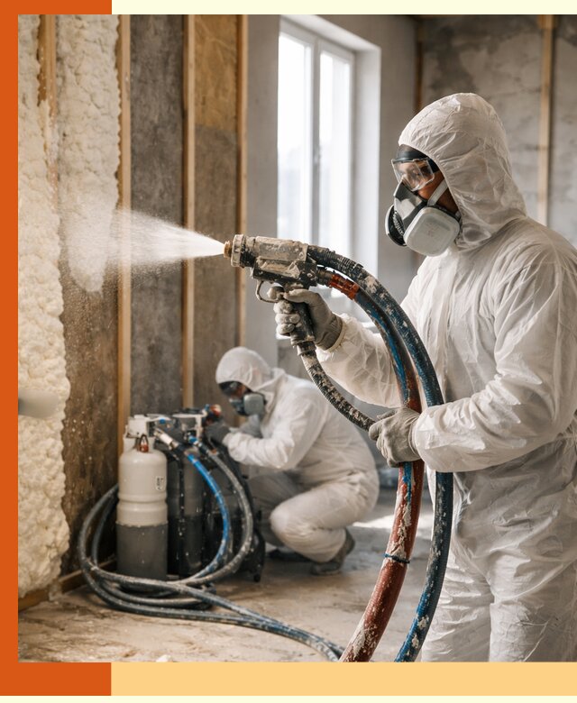 Пенополиуретан напыление для утепления зданий в прохладном