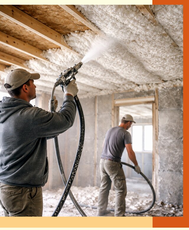 Утепление пеноизолом в прохладном от 1733 руб./м2 под ключ | ТепломастерПрх