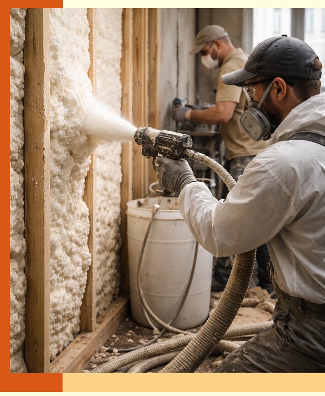 Утепление пеноизолом жилых и коммерческих объектов в прохладном