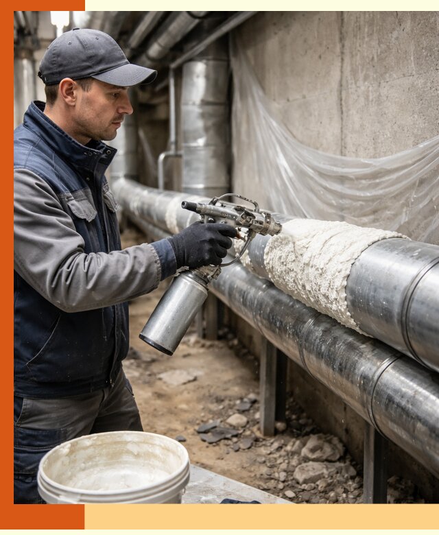 Утепление труб жидкой теплоизоляцией в прохладном