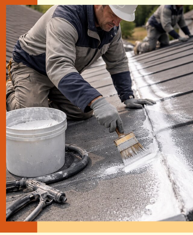 Утепление кровли жидкой теплоизоляцией в прохладном