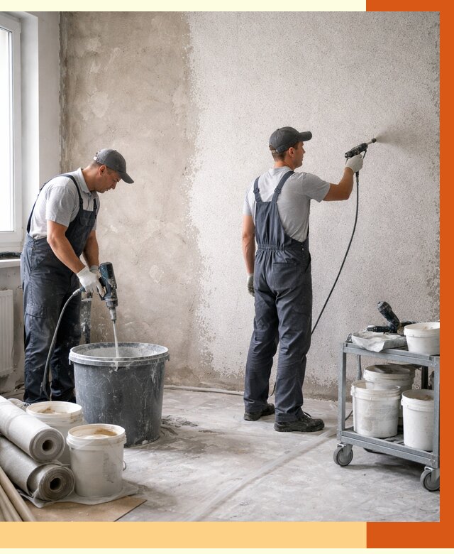 Утепление стен жидкой теплоизоляцией в прохладном от 4550 руб/м² | ТепломастерПрх