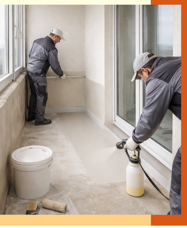 Утепление балкона жидкой теплоизоляцией в прохладном от 6229 руб./м2 | ТепломастерПрх