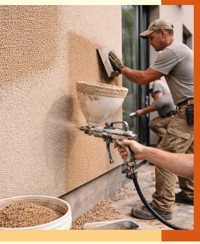 Утепление фасада жидкой пробкой в прохладном от 5200 руб./м² под ключ | ТепломастерПрх