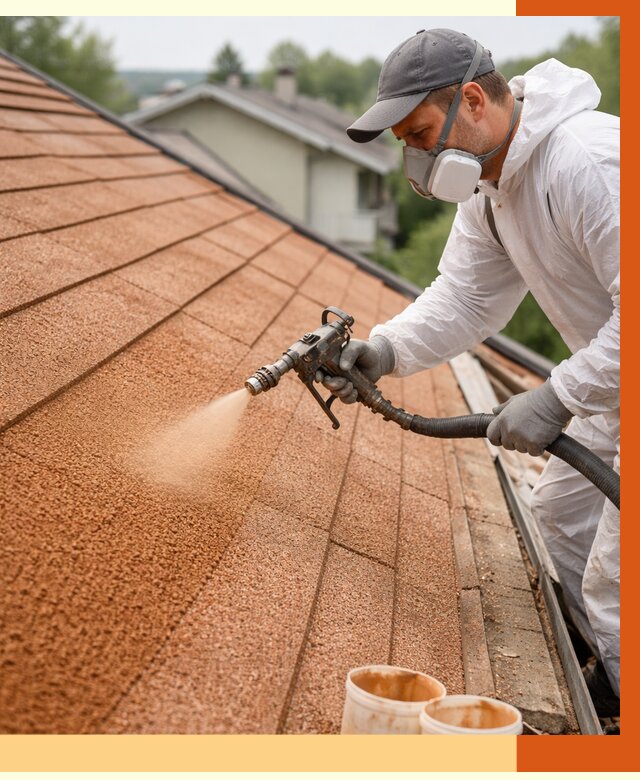 Утепление кровли жидкой пробкой в прохладном от 2925 руб./м² под ключ | ТепломастерПрх