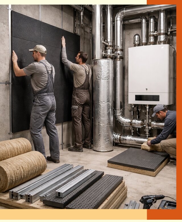 Шумоизоляция котельной в прохладном от 7041 руб. под ключ | Профессиональная звукоизоляция — ТепломастерПрх