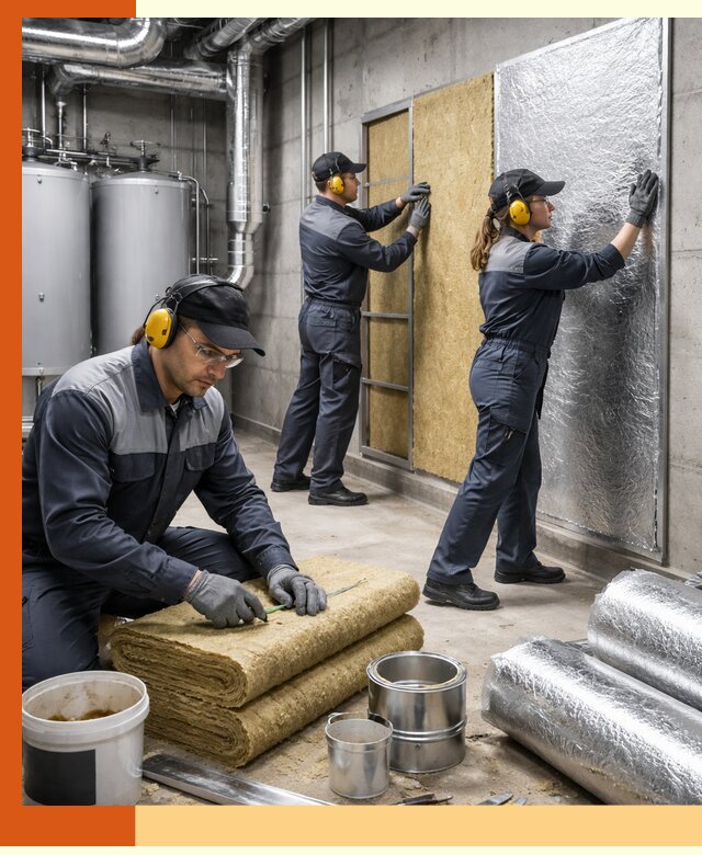 Шумоизоляция котельной в прохладном: профессиональный монтаж и материалы