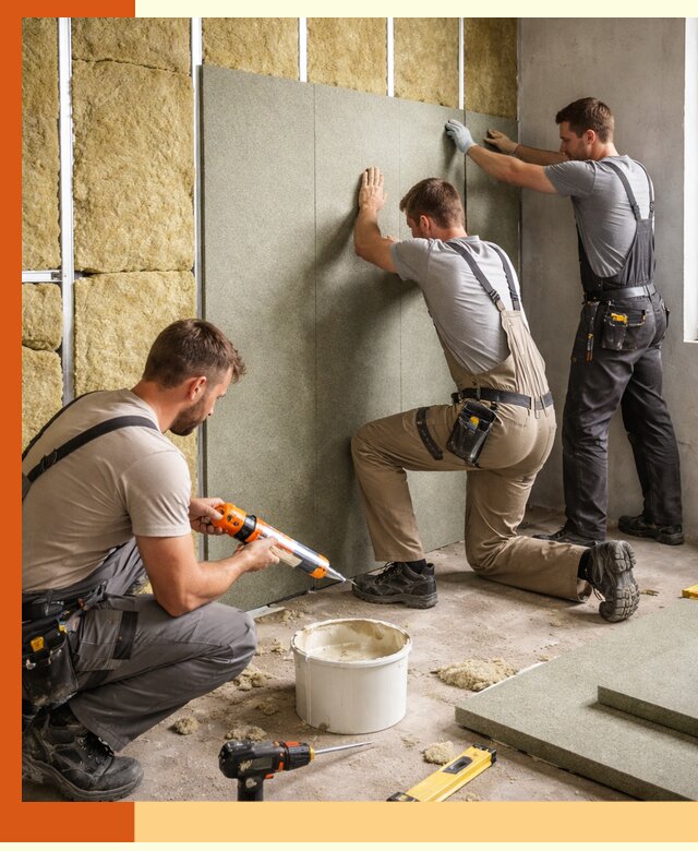 Профессиональная шумоизоляция стен в прохладном для квартир и домов