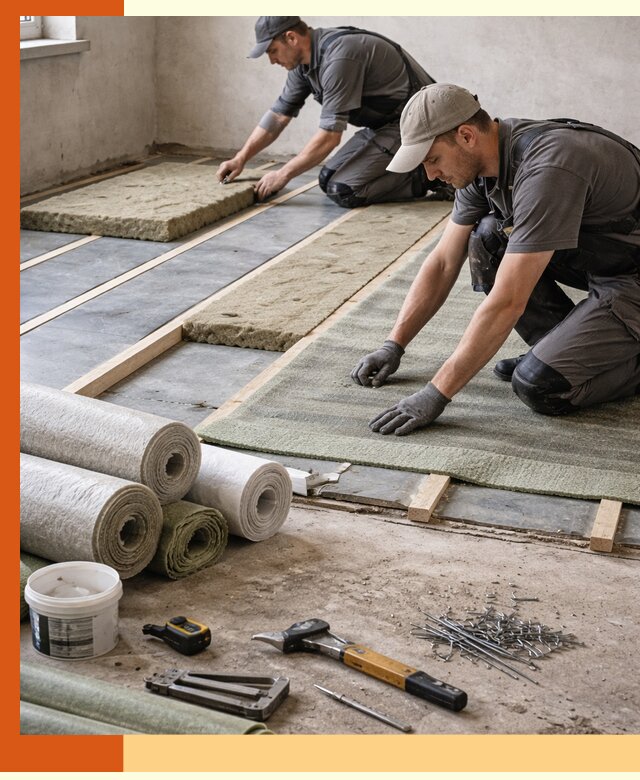 Шумоизоляция пола в прохладном — профессиональная звукоизоляция помещений