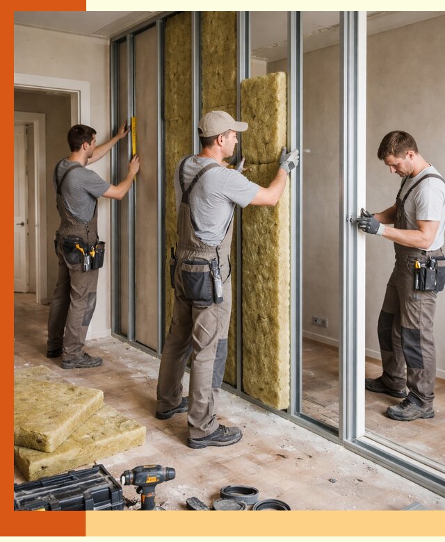 Шумоизоляция межкомнатных перегородок в прохладном эффективно и надёжно