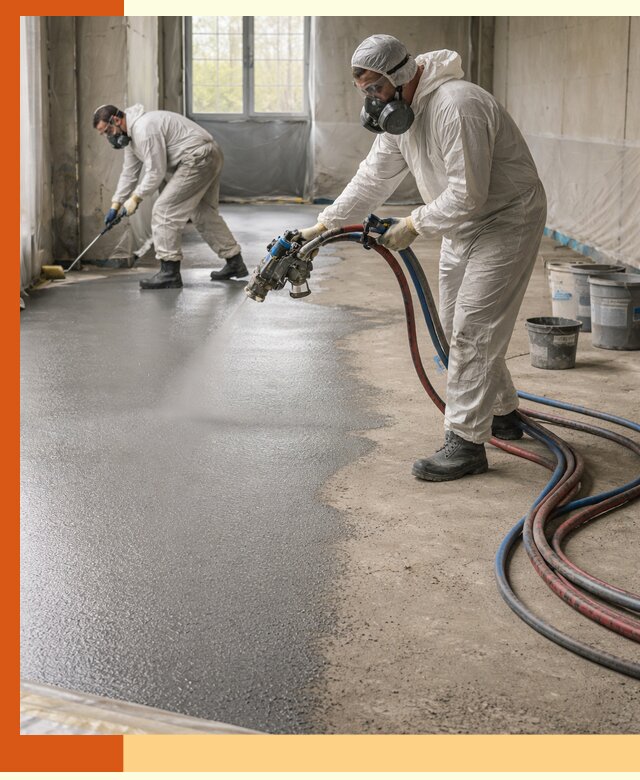 Гидроизоляция полимочевиной полов и конструкций в прохладном