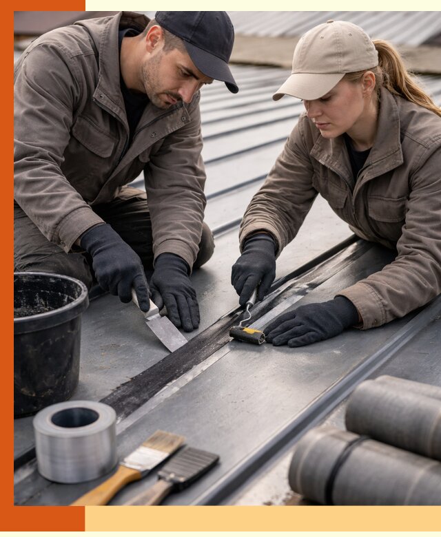 Гидроизоляция фальцевой кровли в прохладном качественно и надежно