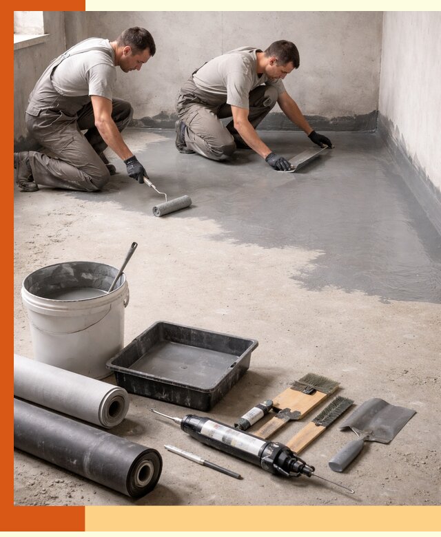 Гидроизоляция пола в прохладном — надежная защита от влаги и протечек