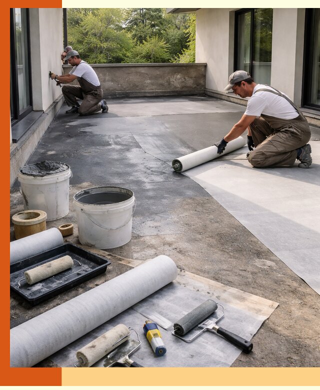 Гидроизоляция террасы в прохладном — надежная защита от влаги и протечек